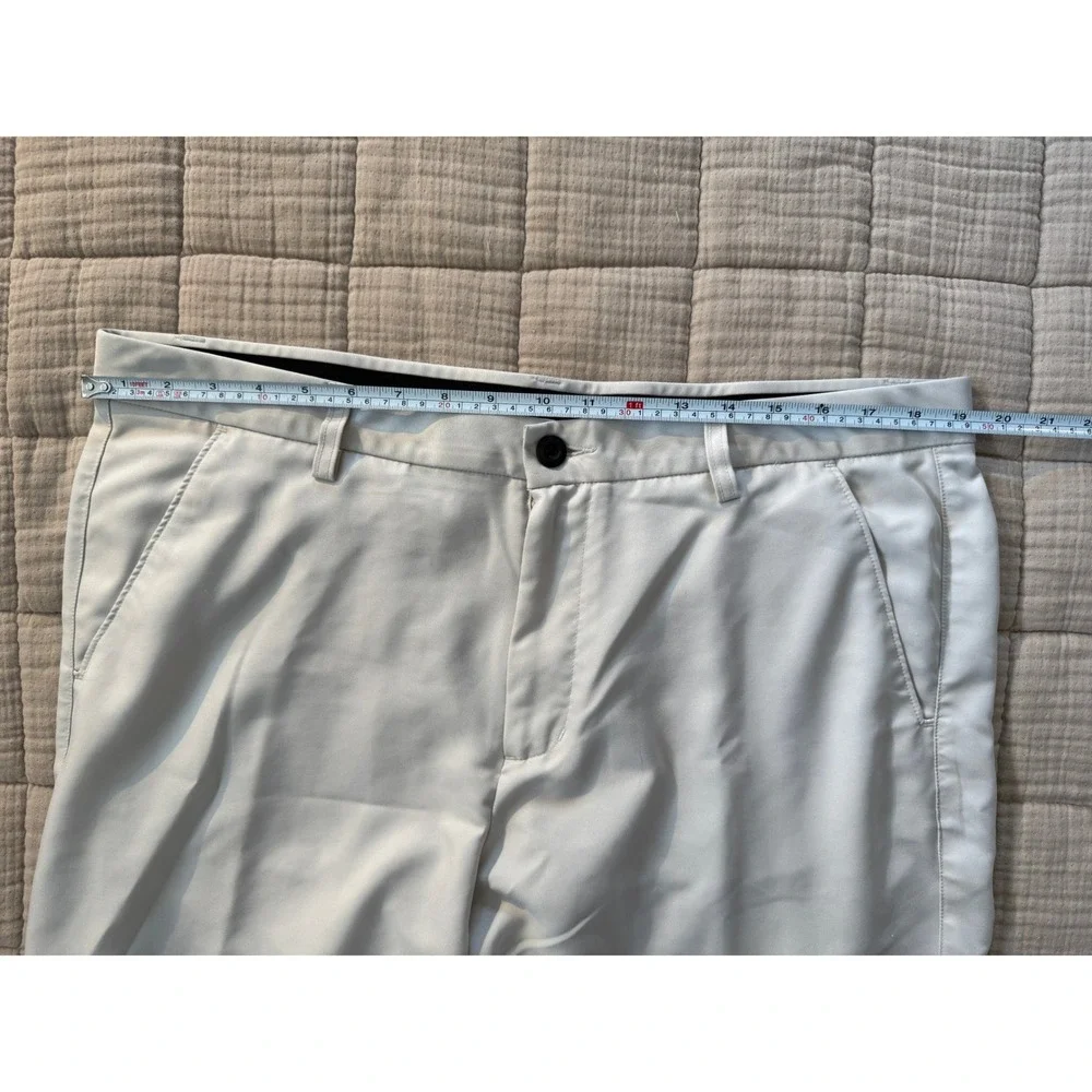 Tek Gear Shorts Mens 38 Beige Golf Performance Flat‎ Front Polyester Sport